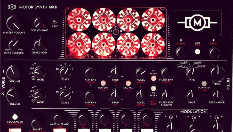 MOTOR SYNTH DEVICE Mechanical desktop synthesizer image